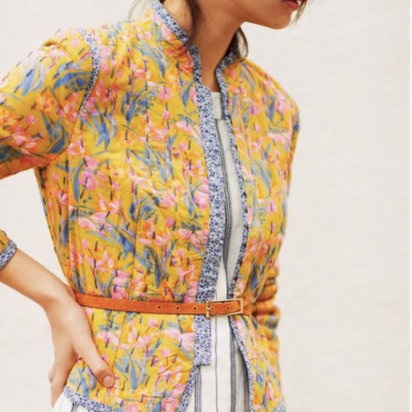 Anthropologie Waverly Quilted Jacket Medium - Picture 4 of 5